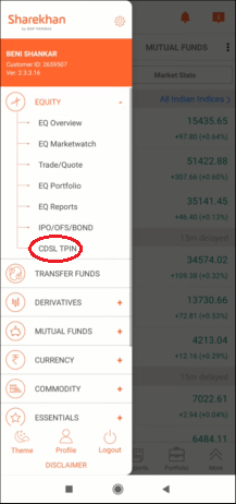 sharekhan cdsl tpin