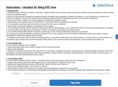 zerodha minor esign