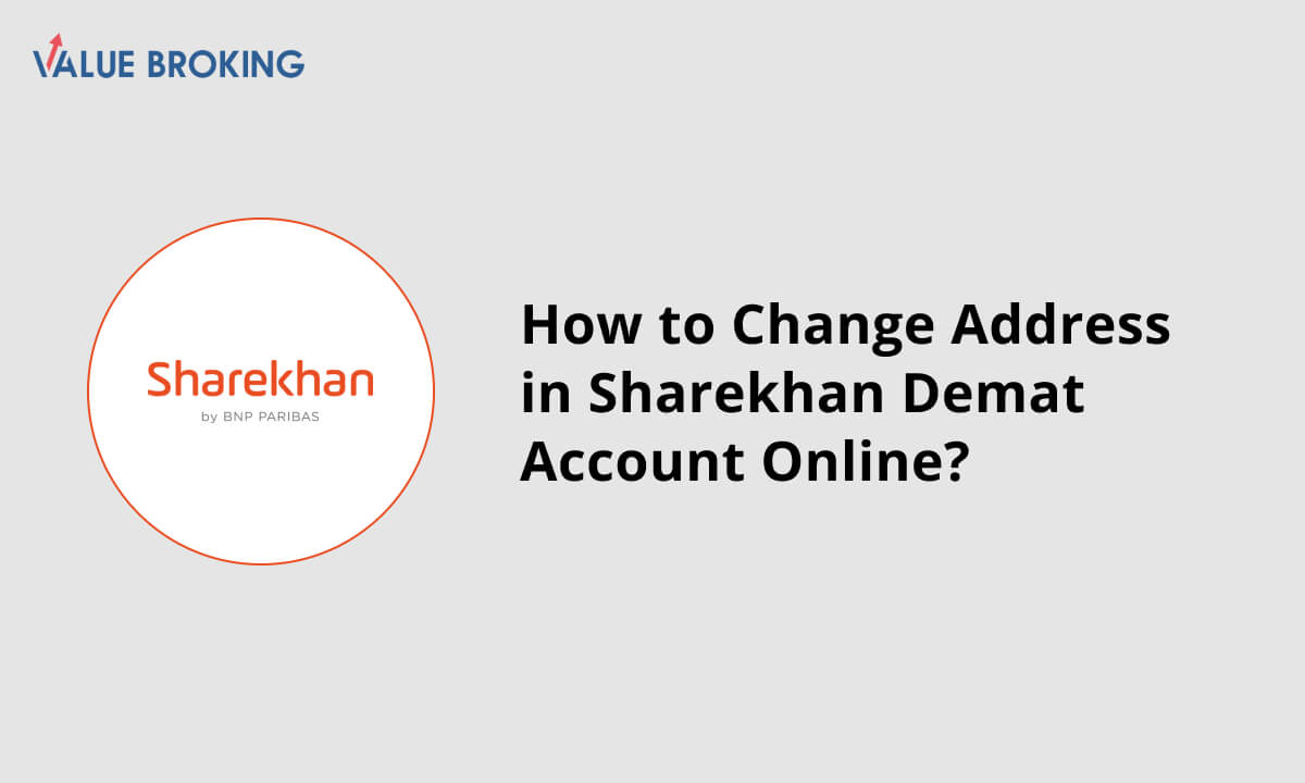 change address in sharekhan demat account online