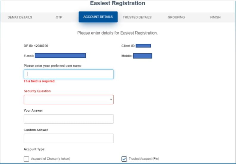 groww transfer trusted pin