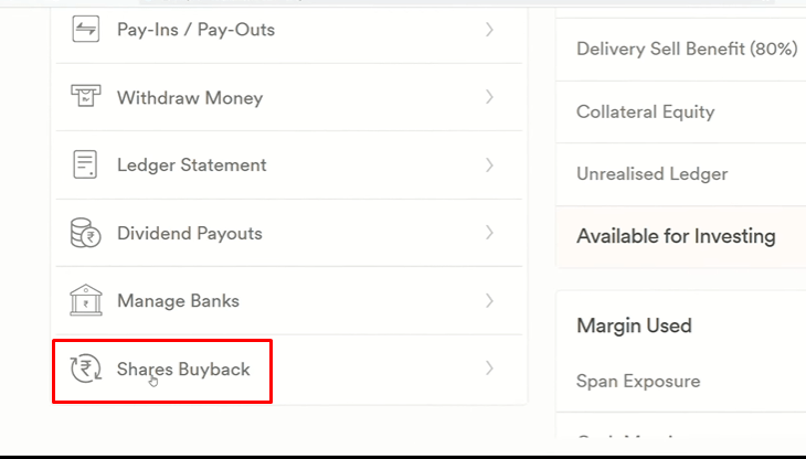 dhan buyback shares buyback