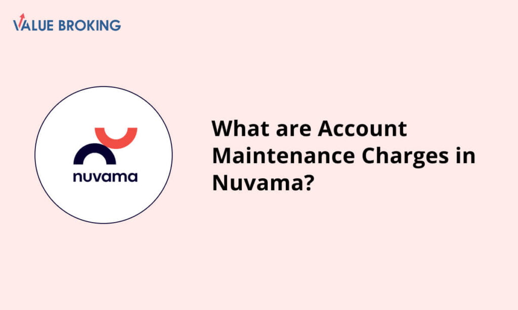 account maintenance charges in nuvama