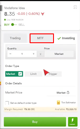 dhan buy with mtf