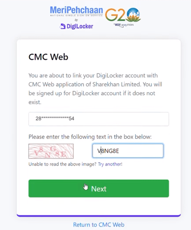 sharekhan cmc page