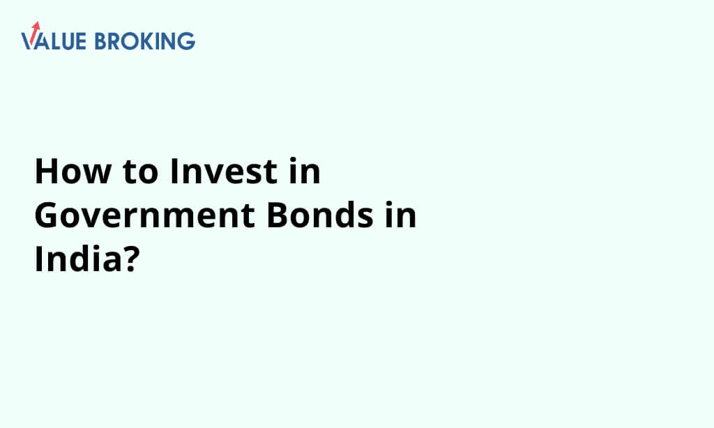 invest in government bonds in india